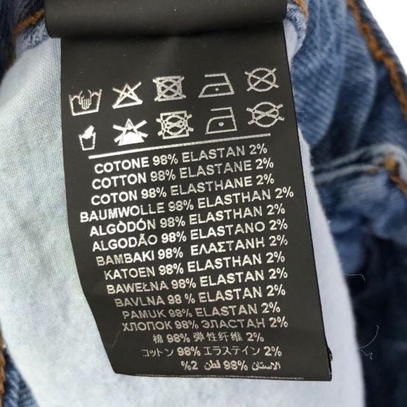 John Richmond x Playboy | Printed Fray High Rise Denim Shorts NWT - Picture 12 of 12